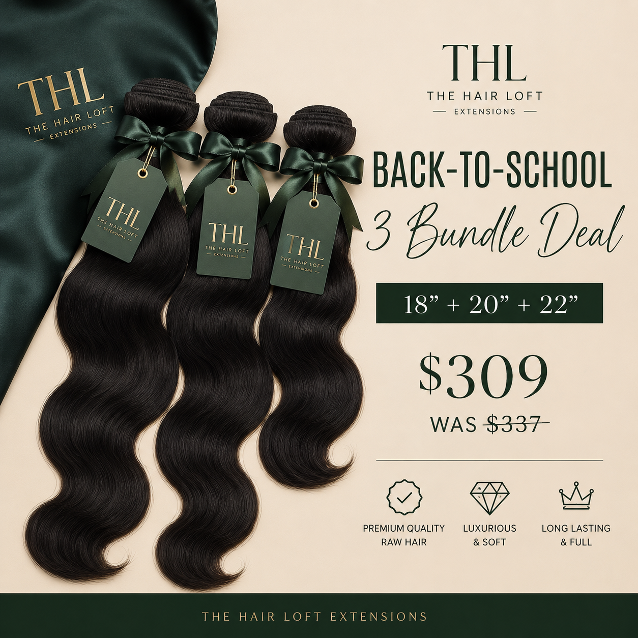 Back-to-School 3 Bundle Deal | 18"+20"+22"